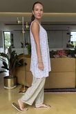 Made in Italy Camellia Crochet Cami Lilac